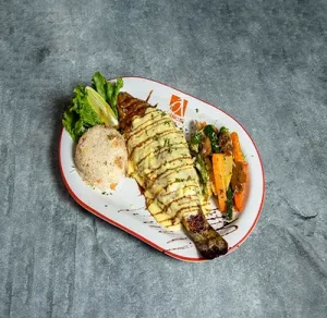 Grilled Red Snapper Fish with Lemon Butter Sauce